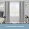Kenney Mfg Kenney Layla 1" Value Decorative Window Curtain Rod, 30-84", Satin Silver KN87003V1NP - alternate 4